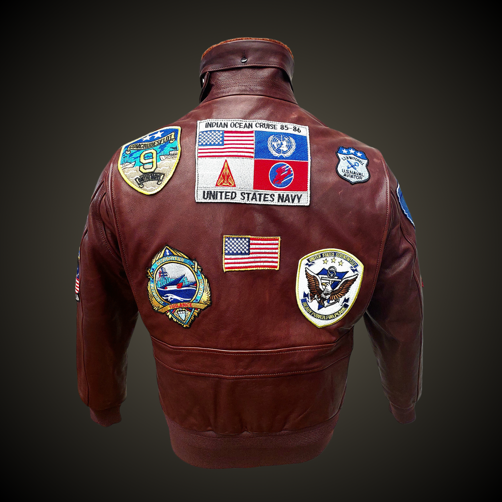 TOP GUN LEATHER JACKET - Jackets & Coats