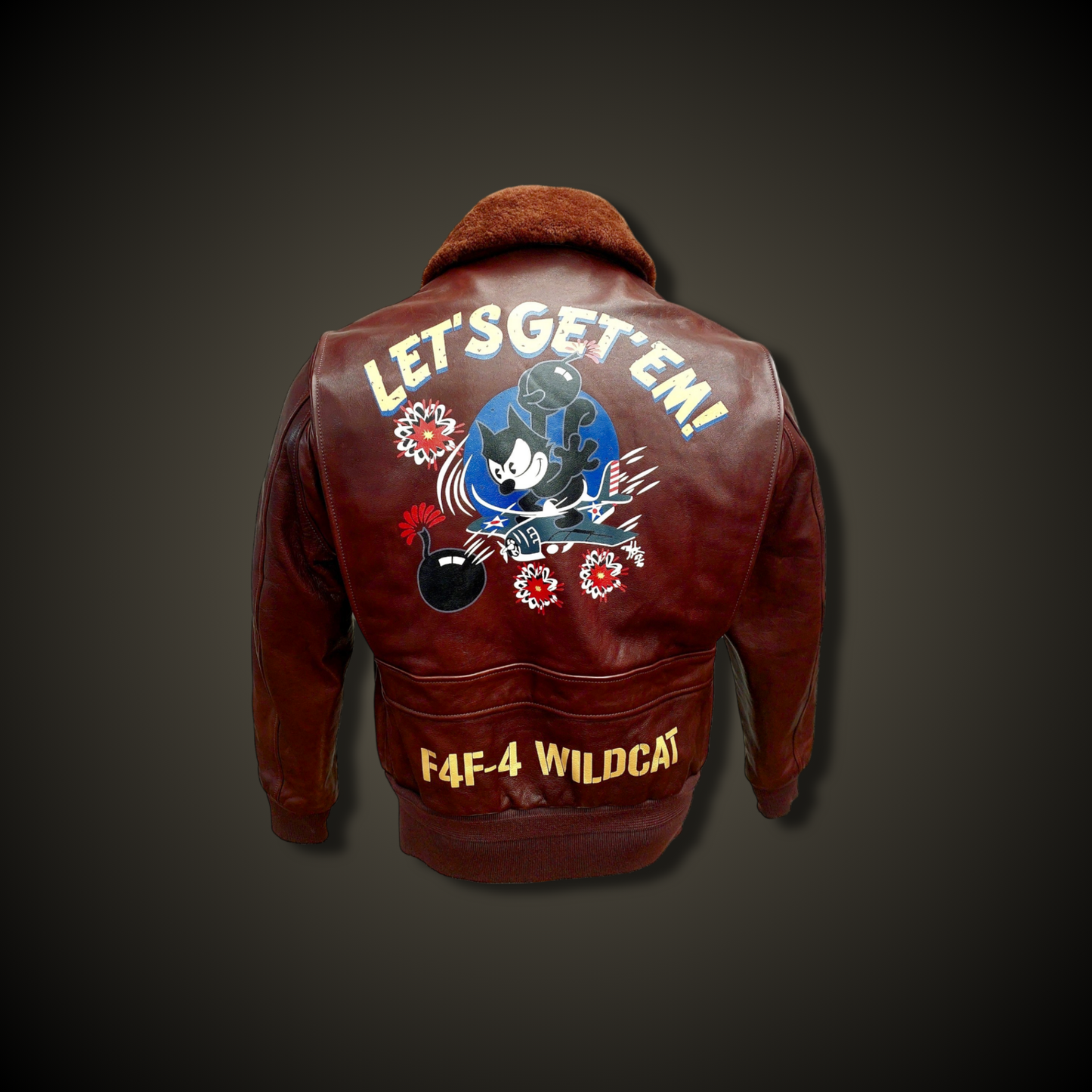 Chaqueta G1 WILDCAT MARRÓN VINTAGE