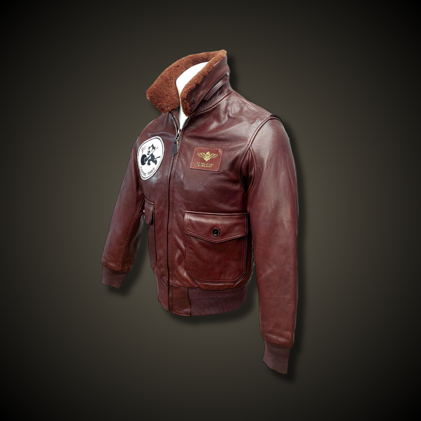 Chaqueta G1 WILDCAT MARRÓN VINTAGE