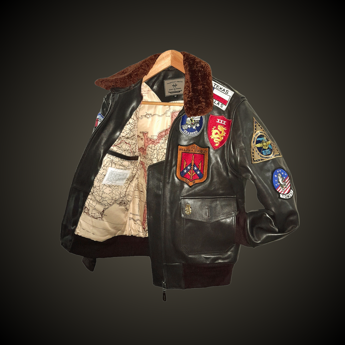 Chaqueta TOPGUN MUJER HORSELEATHER