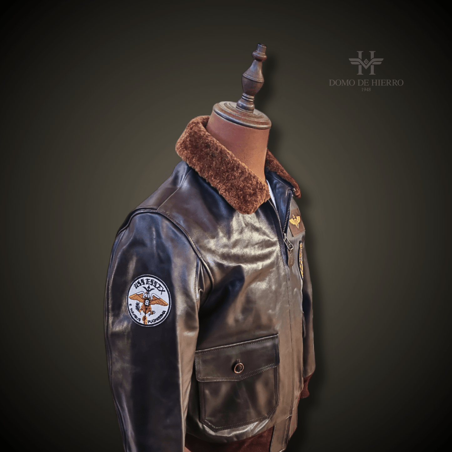 Chaqueta Aviador USN HorseHide - Tallas Únicas - DomodeHierro1948