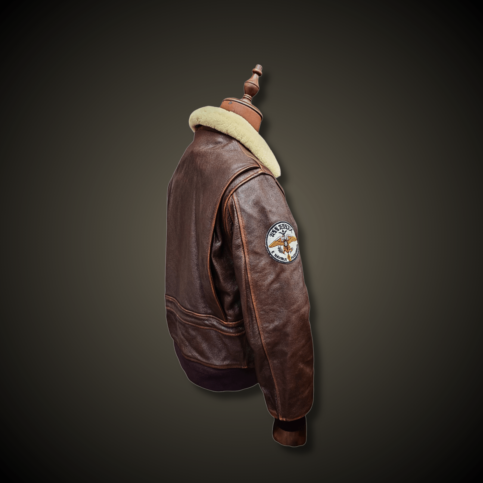 Chaqueta Aviador USN Virginia Desgaste vintage - DomodeHierro1948