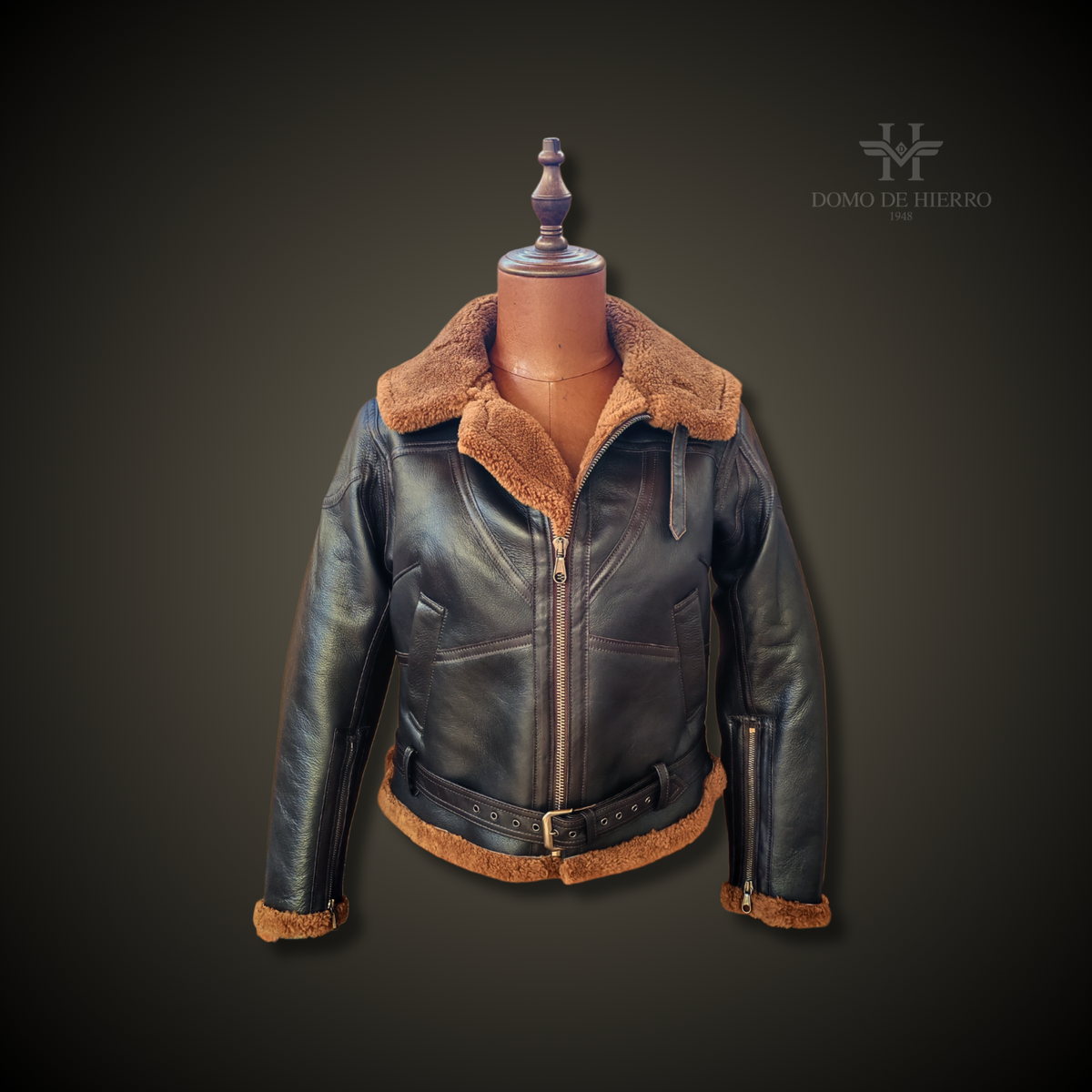 Chaqueta Aviadora de Borrego Mujer | Ladies RAF | Domo de Hierro