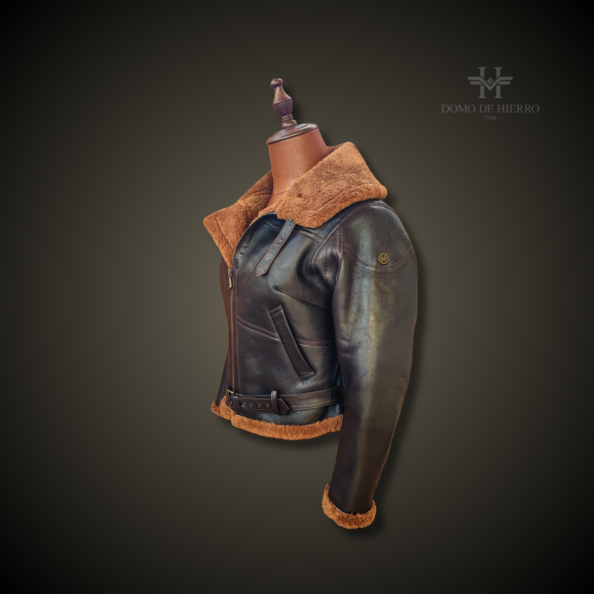 Chaqueta Aviadora de Borrego Mujer | Ladies RAF | Domo de Hierro