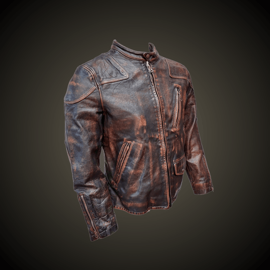 CHAQUETA DE CUERO CASUAL "Forever Young" COBRE - DomodeHierro1948