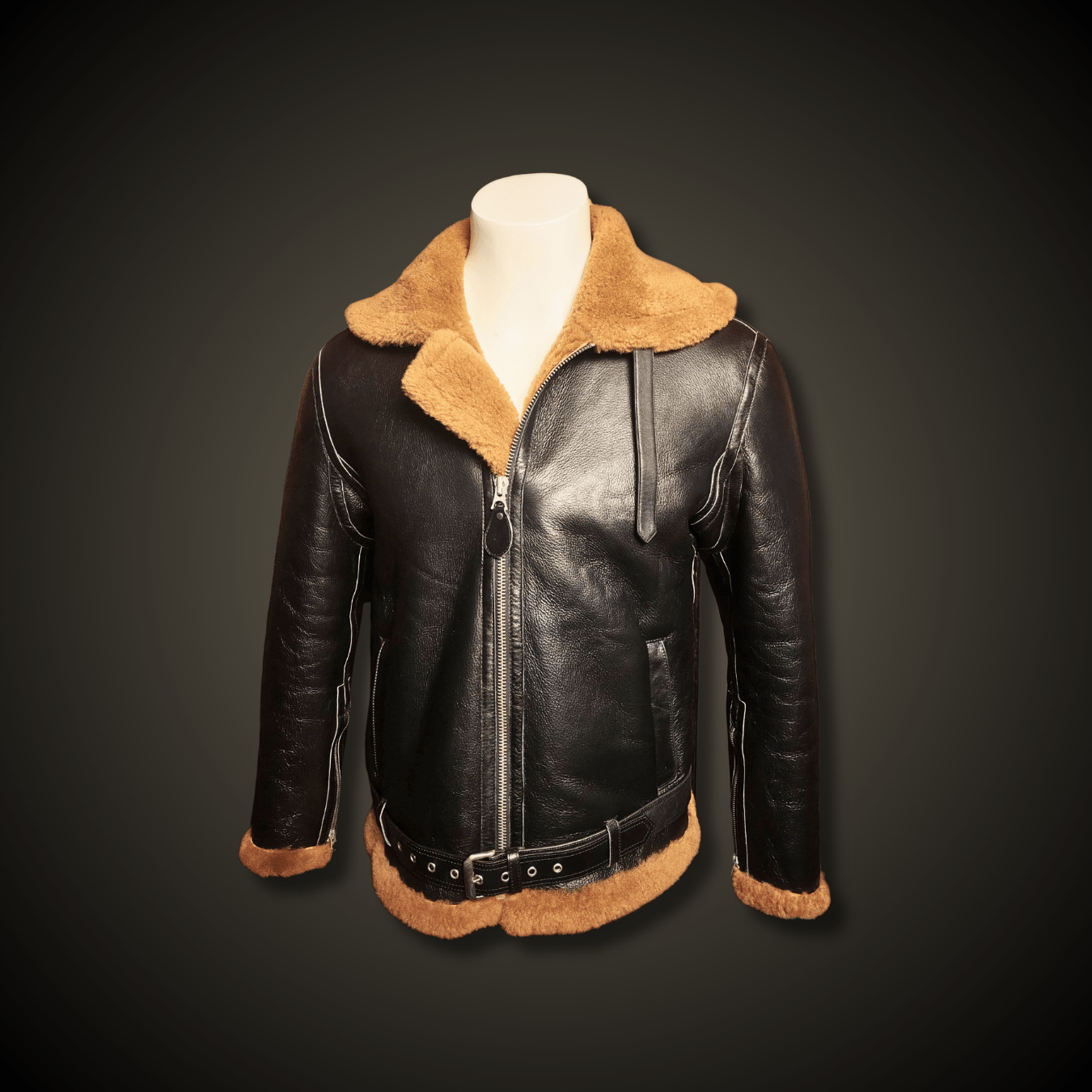CHAQUETA PIEL DE OVEJA LIVIANA "RAF FLY" - DomodeHierro1948