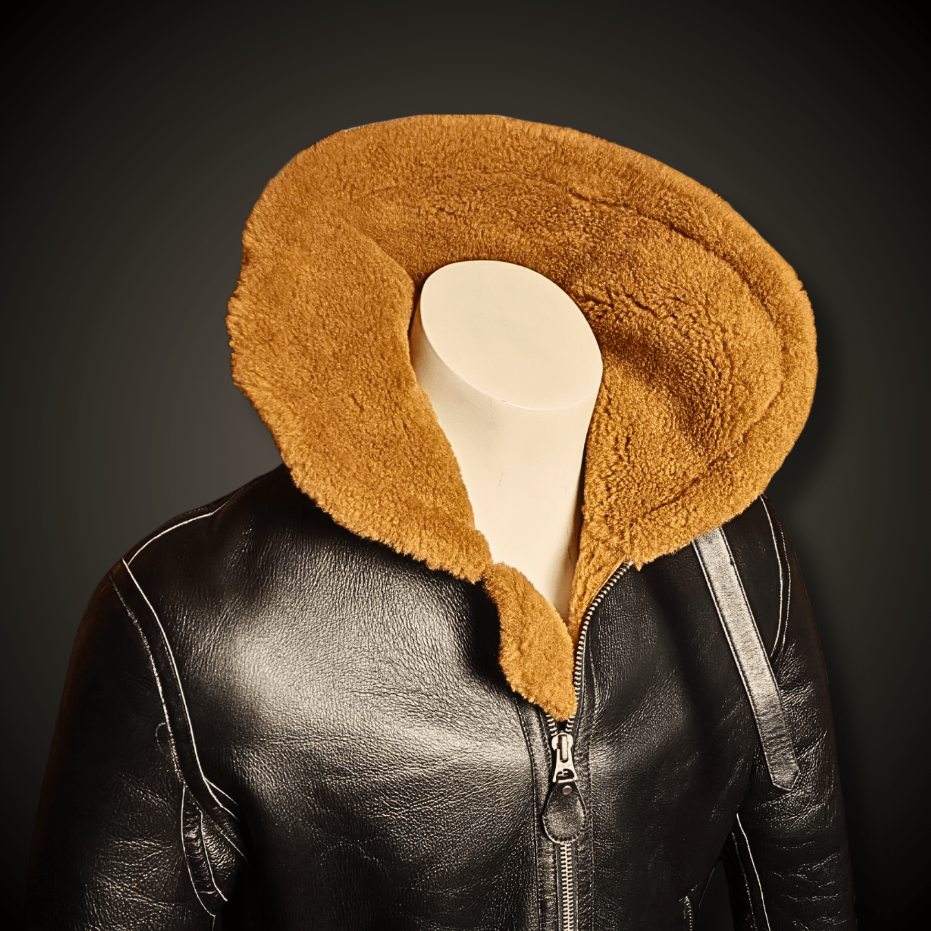 CHAQUETA PIEL DE OVEJA LIVIANA "RAF FLY" - DomodeHierro1948