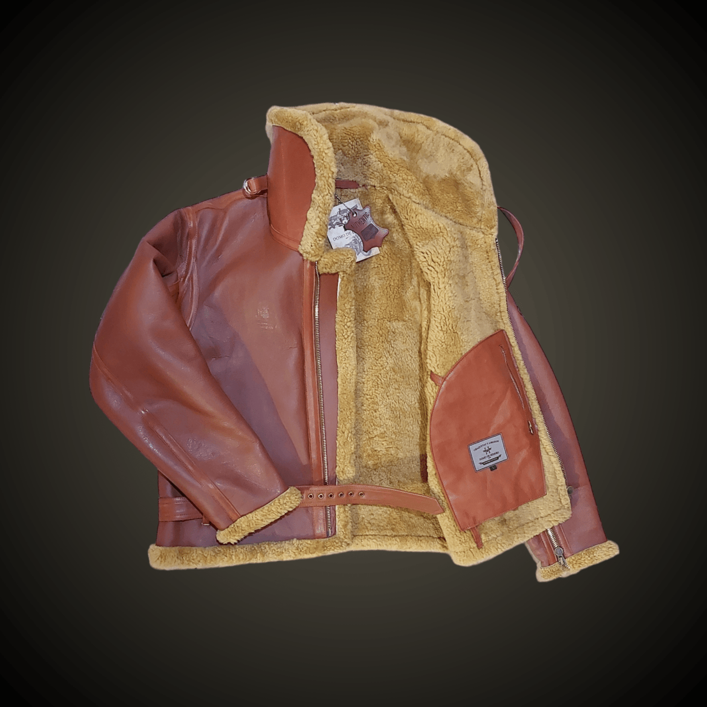 CHAQUETA PIEL DE OVEJA MERINO RAF IRVIN (Confección a pedido) - DomodeHierro1948
