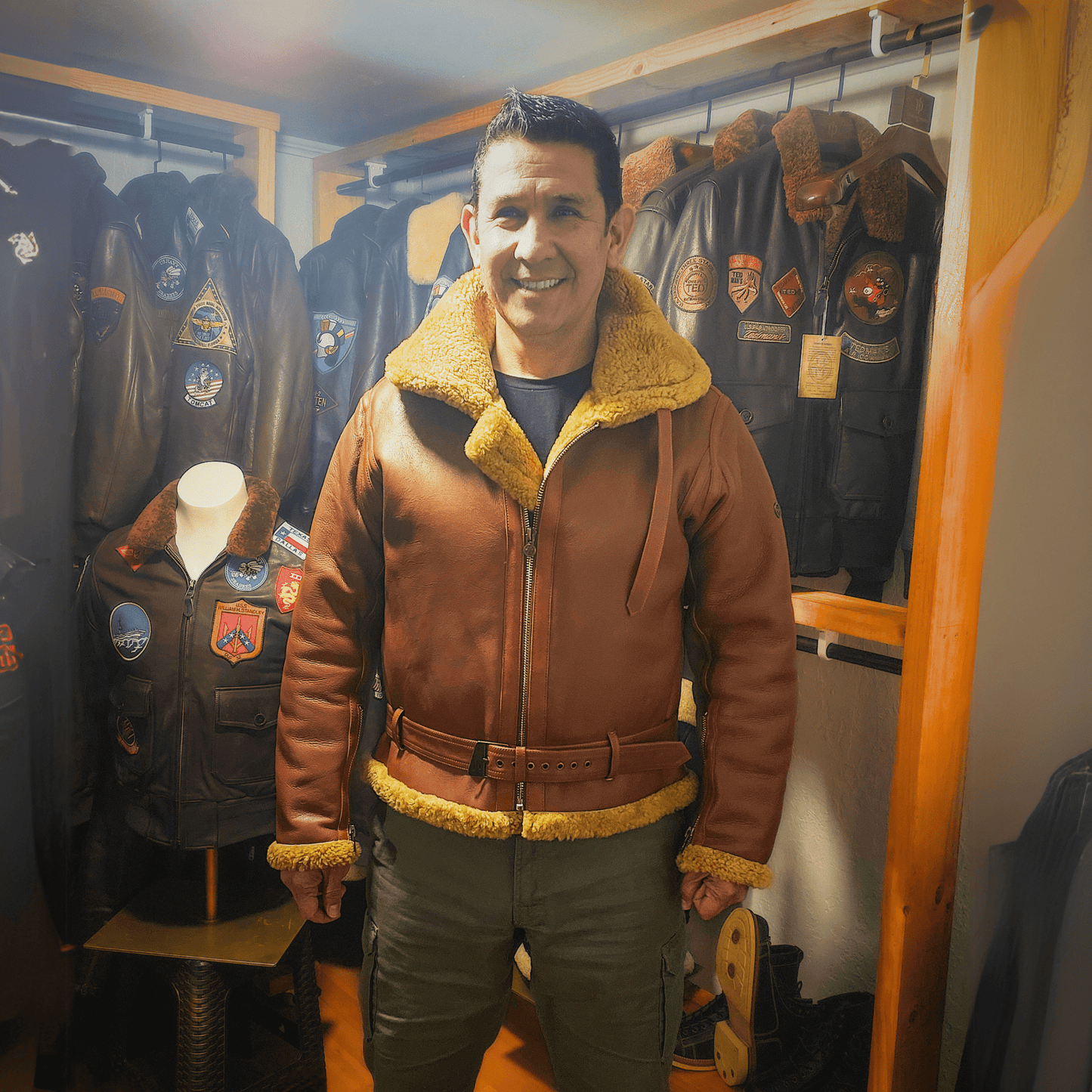 CHAQUETA PIEL DE OVEJA MERINO RAF IRVIN (Confección a pedido) - DomodeHierro1948