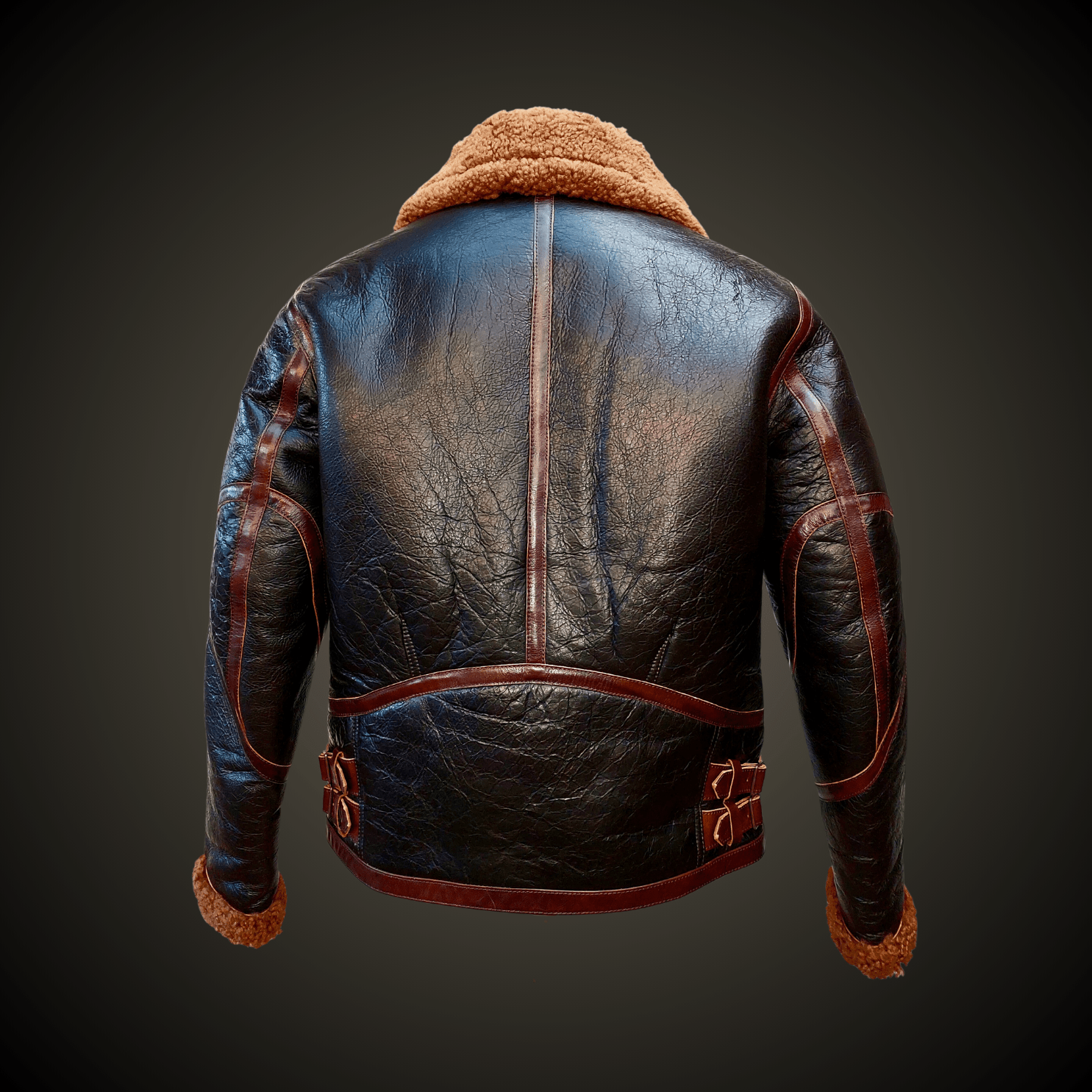 GAMULÁN PIEL DE OVEJA "MOTOBOMBER" - DomodeHierro1948