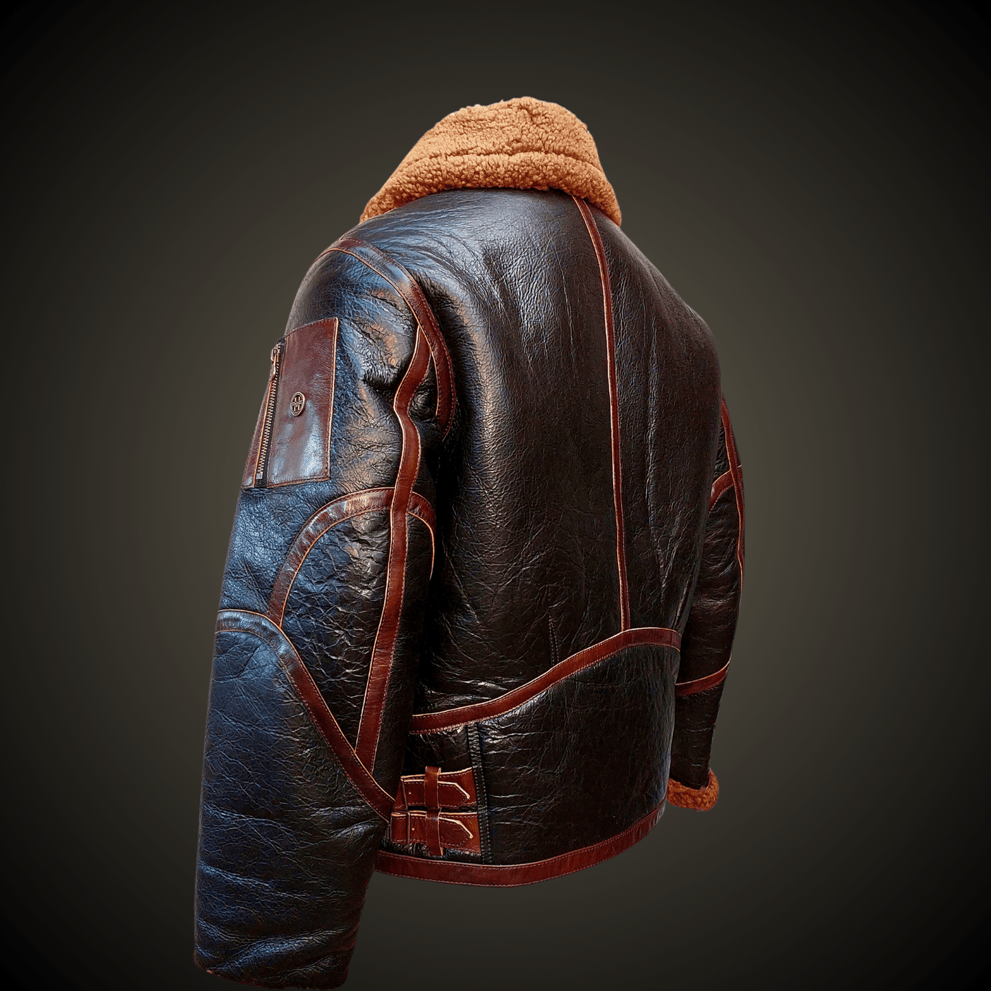 GAMULÁN PIEL DE OVEJA "MOTOBOMBER" - DomodeHierro1948