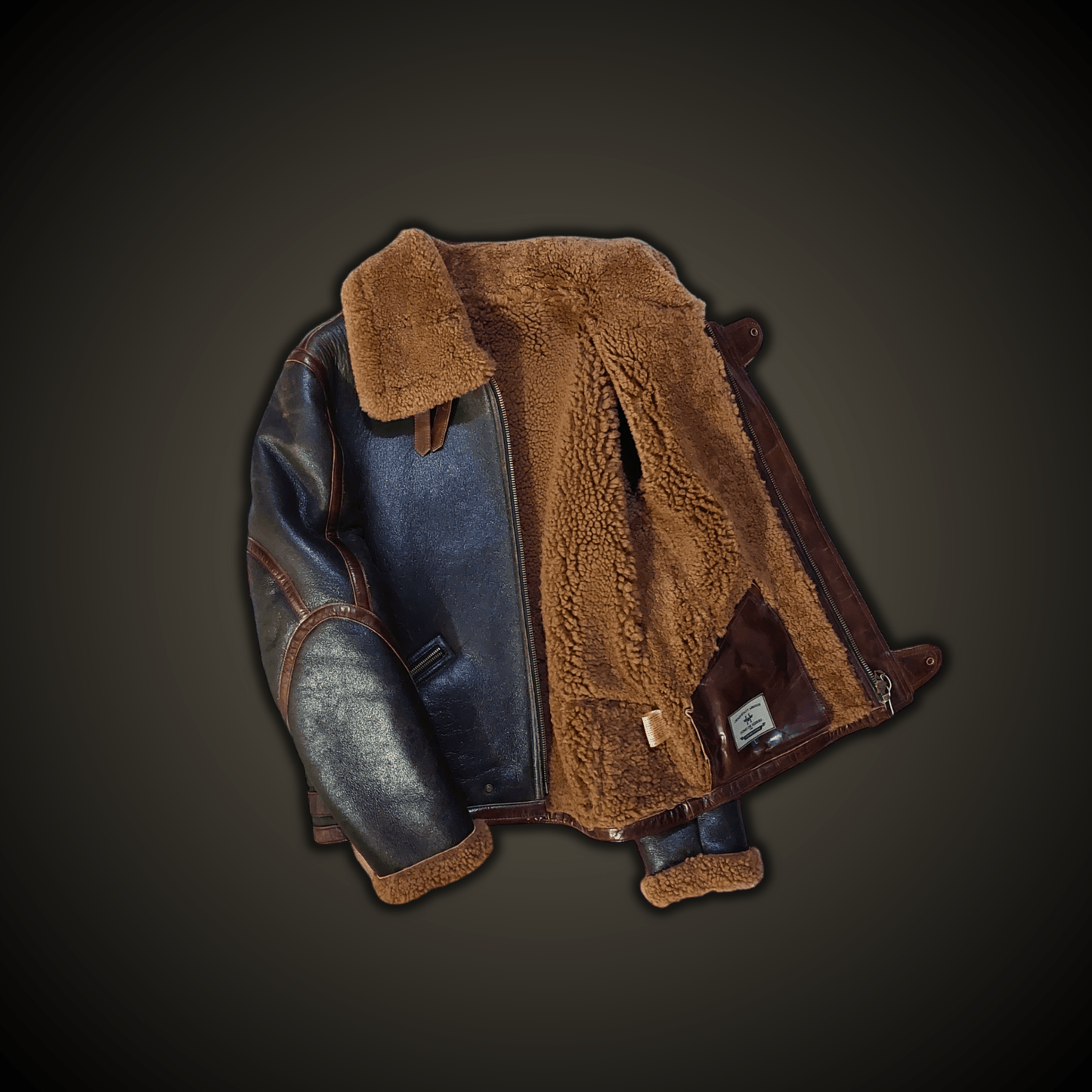 GAMULÁN PIEL DE OVEJA "MOTOBOMBER" - DomodeHierro1948