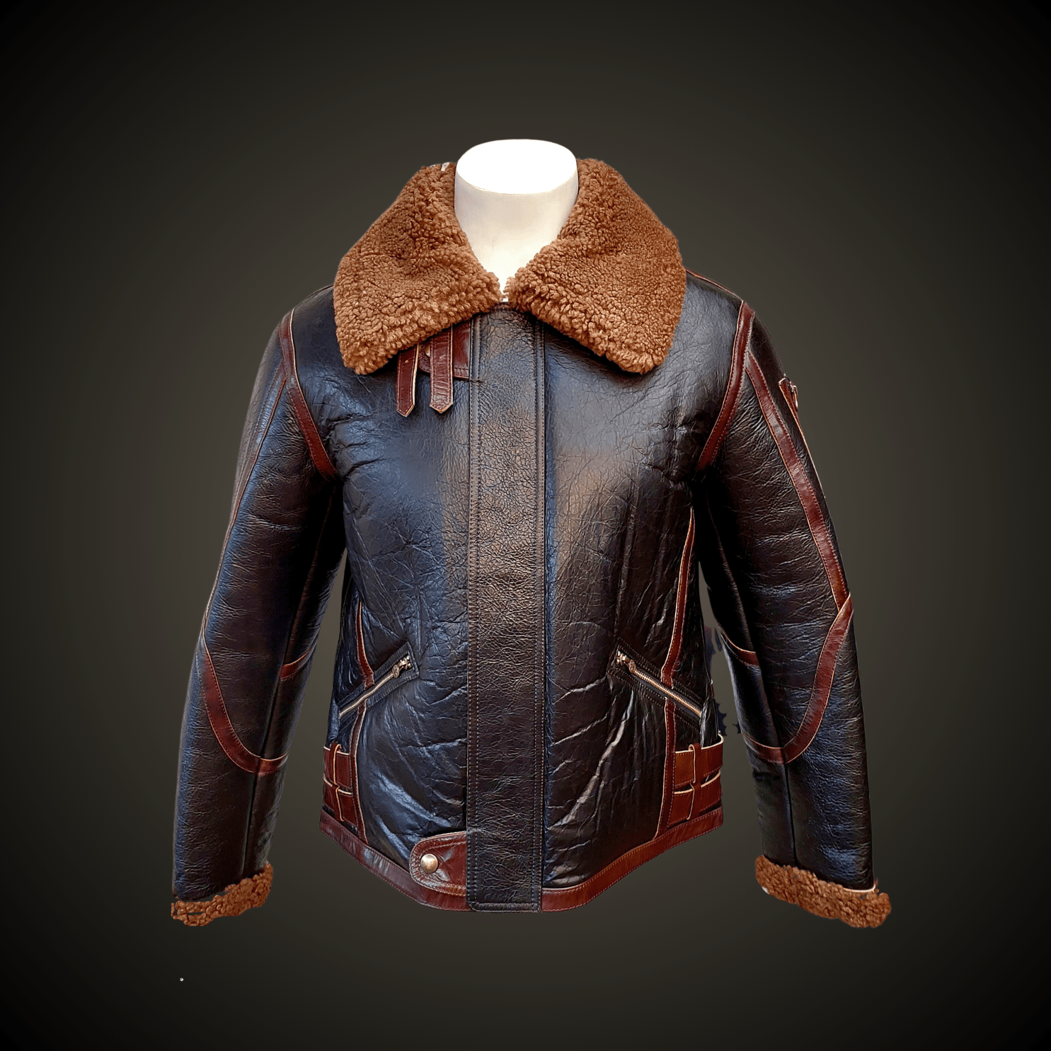 GAMULÁN PIEL DE OVEJA "MOTOBOMBER" - DomodeHierro1948