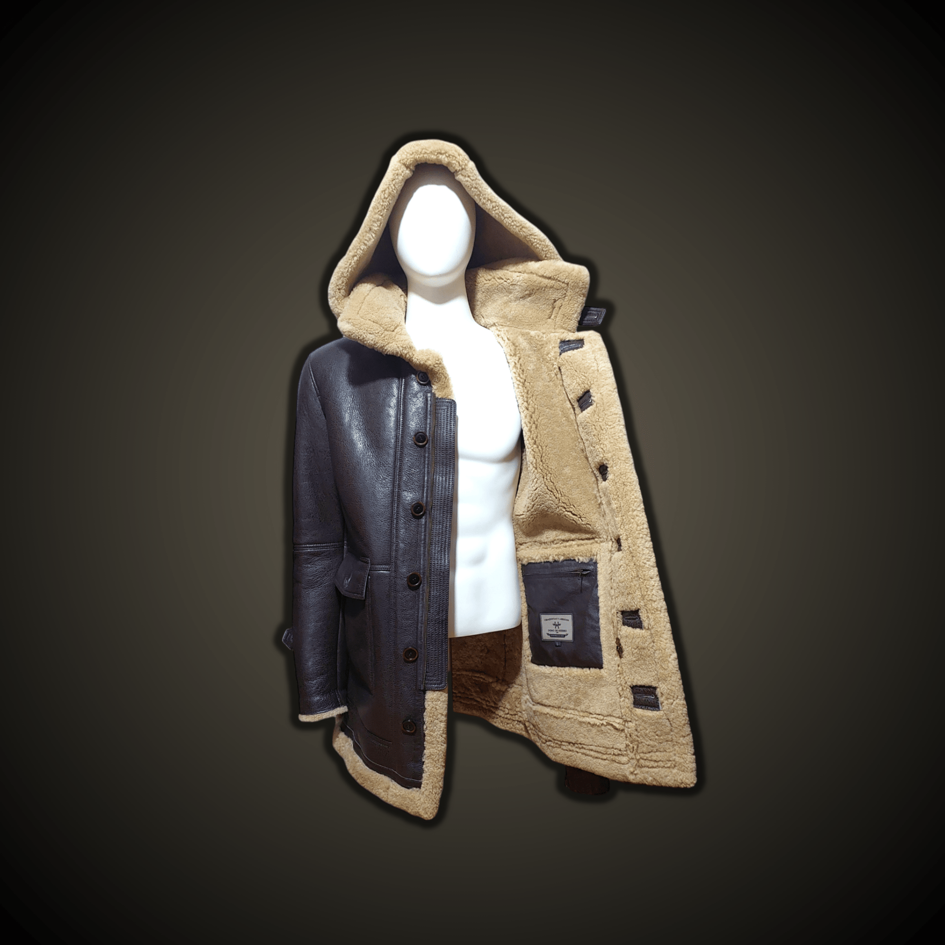 PARKA PIEL DE OVEJA TIPO B7 "CITIZEN" - DomodeHierro1948
