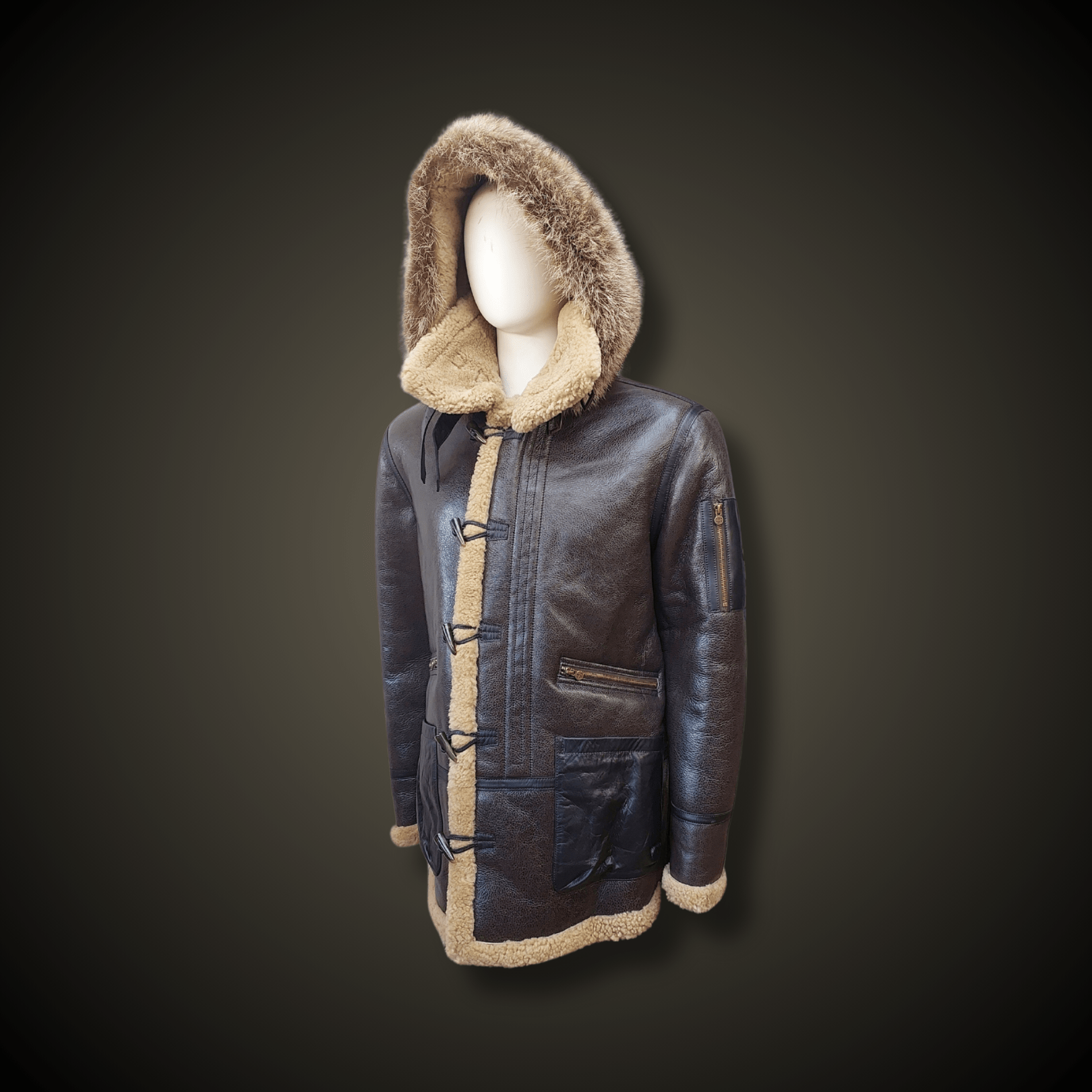 PARKA PIEL DE OVEJA TIPO B7 USAAF (Confección a Pedido) - DomodeHierro1948