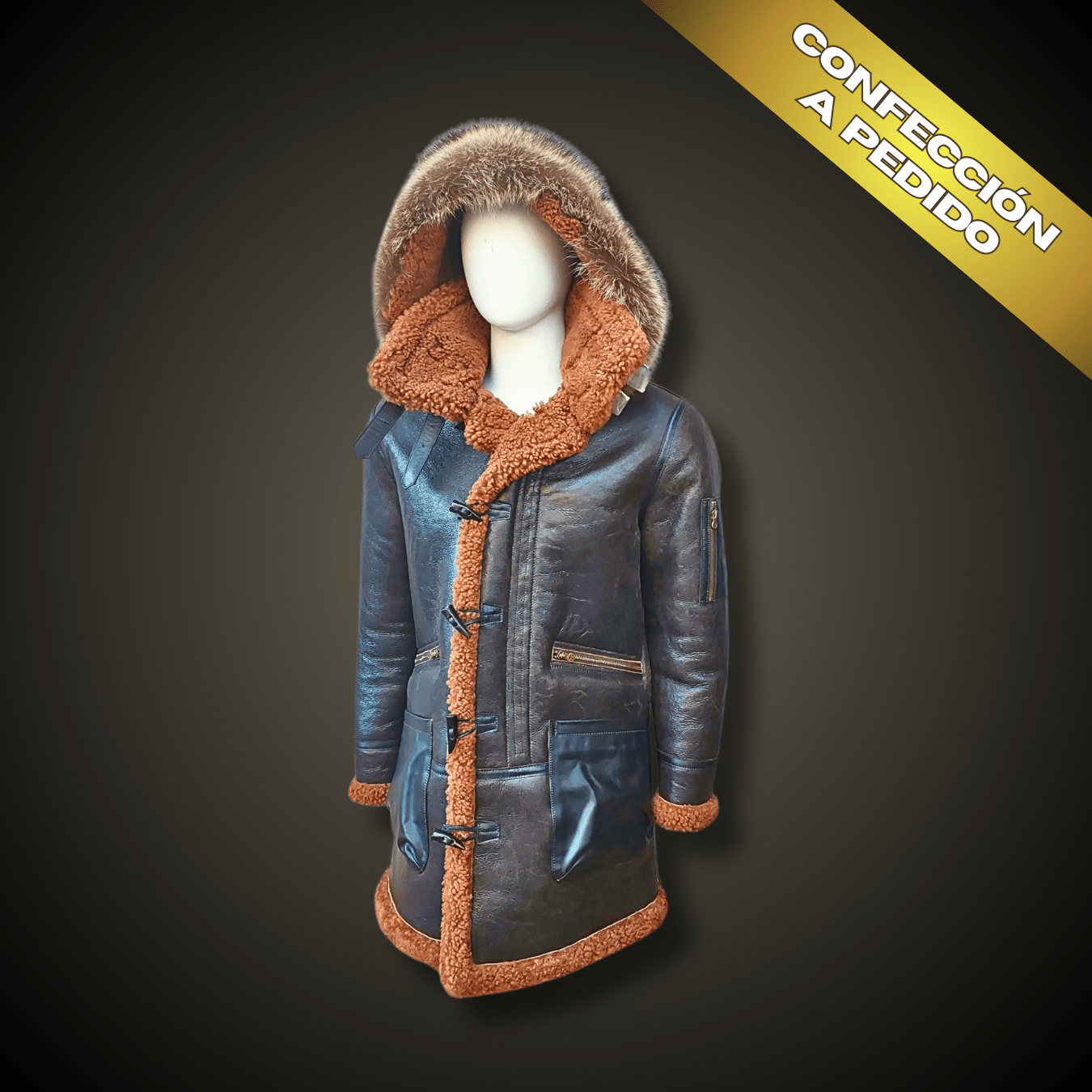 PARKA PIEL DE OVEJA TIPO B7 USAAF (Confección a Pedido) - DomodeHierro1948